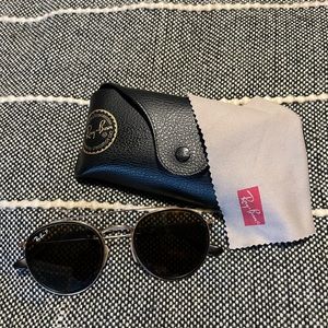 Ray Ban Double Bridge Round Sunglasses Polarized